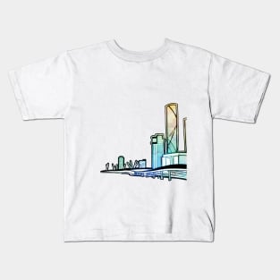 Brisbane City Australia - A Cityscape Kids T-Shirt
